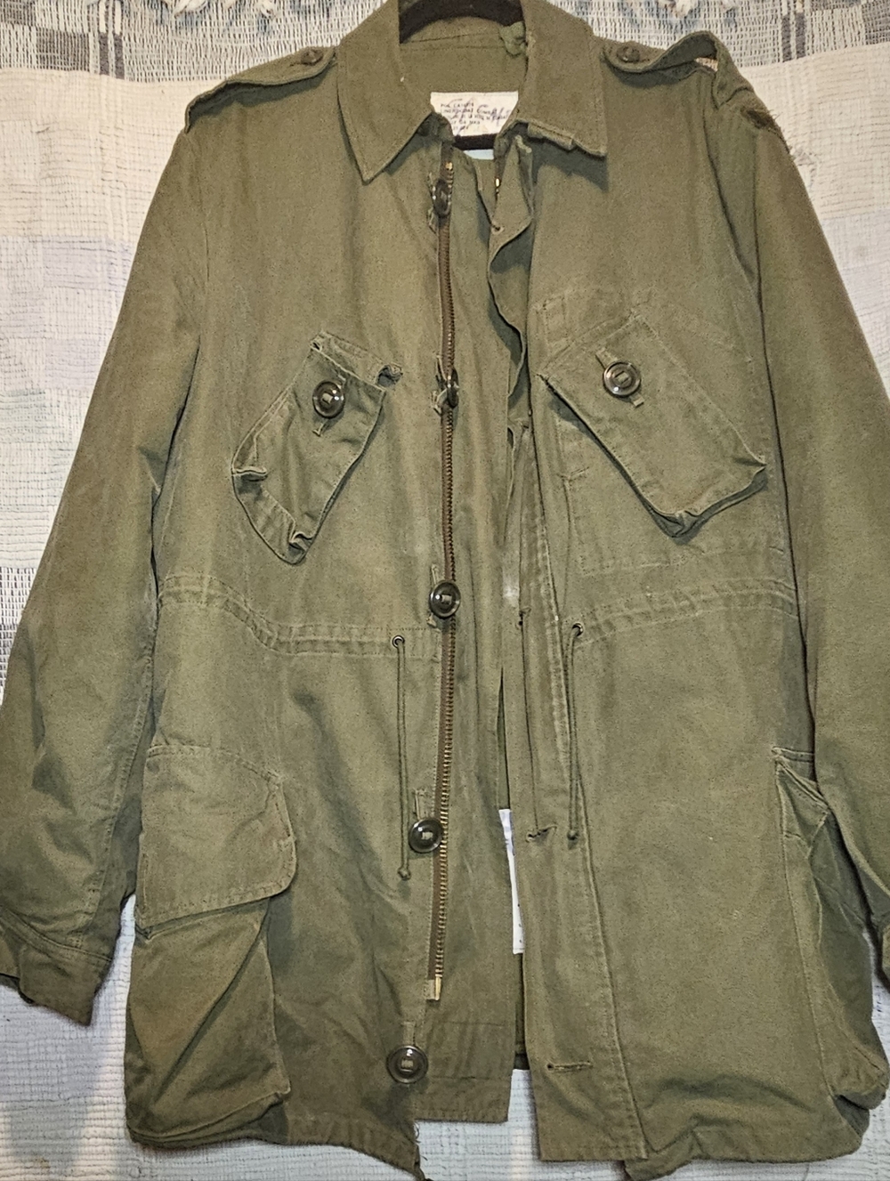 1989 Canadian Armed Forces Combat Coat WITH LINER Size L GS MK II
